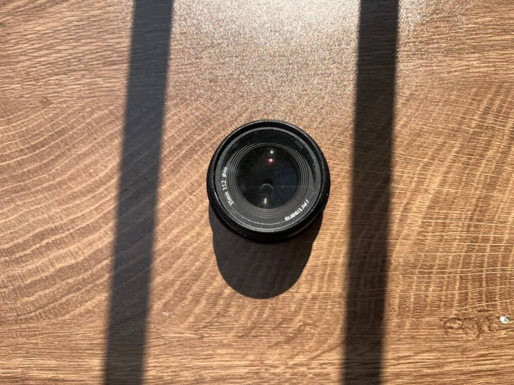 7Artisans 35mm f/1.2 Top view