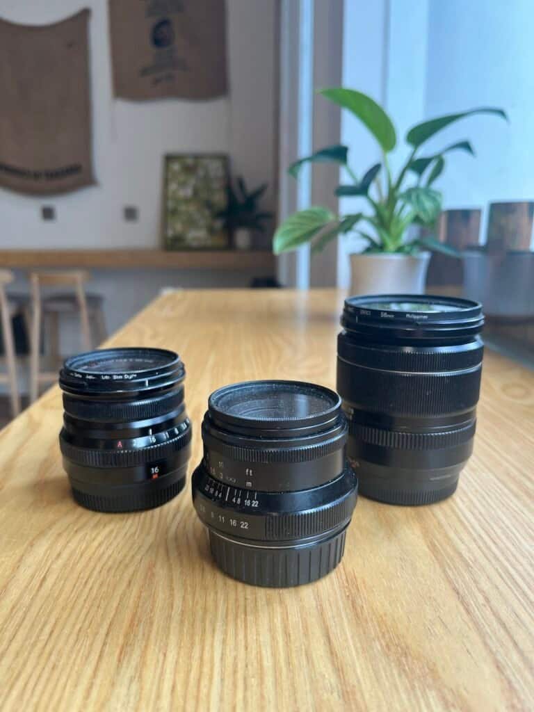 FUJINON XF18-55mmF2.8-4 R FUJINON XF16mmF2.8 R WR 7artisans 35mm f1.2 Mark II